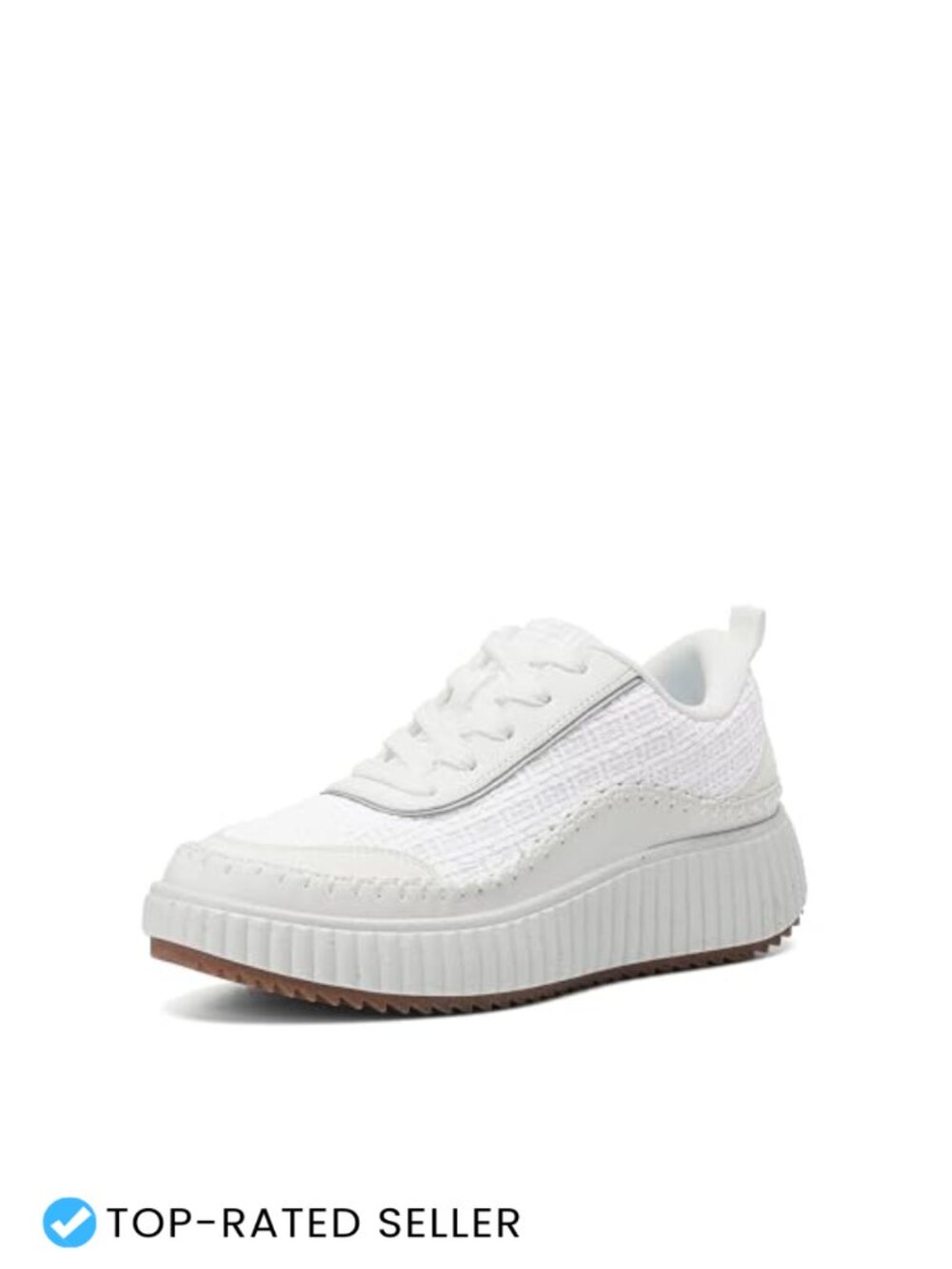 Women Chunky Platform Tweed Fashion Sneakers Comfortable Casual